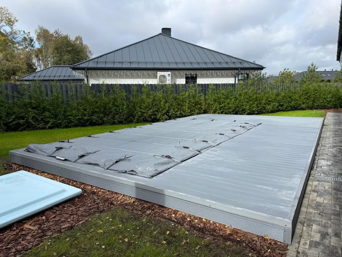 Покрывало Laguna Cover Mesh — установка в Уссурийске